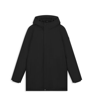 Pure Path Pure Path Long Parka Jacket 26030406 - Black