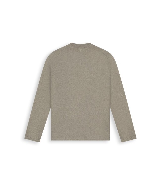 Pure Path Pure Path Light weight Knit Sweater 26030802 - Taupe Melange