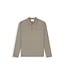 Pure Path Pure Path Flat Knit Longsleeve Polo 26030801 - Taupe Melange