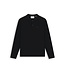 Pure Path Pure Path Flat Knit Longsleeve Polo 26030801 - Black