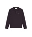 Pure Path Pure Path Flat Knit Longsleeve Polo 26030801 -  Dark Brown