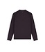 Pure Path Pure Path Flat Knit Longsleeve Polo 26030801 -  Dark Brown