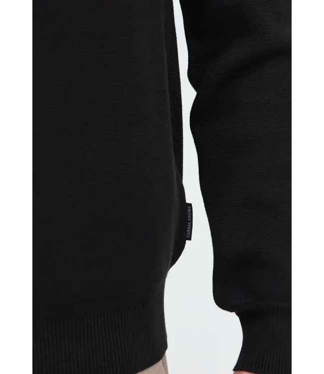 Casual Friday Casual Friday Theo Milano Crew Knit - Black