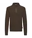 Casual Friday Casual Friday Karl Halfzip Lambswool Knit - Dark Brown