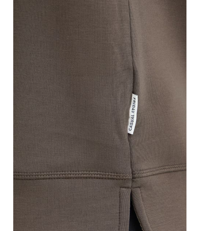 Casual Friday Casual Friday Sebastian Halfzip Sweat - Brown