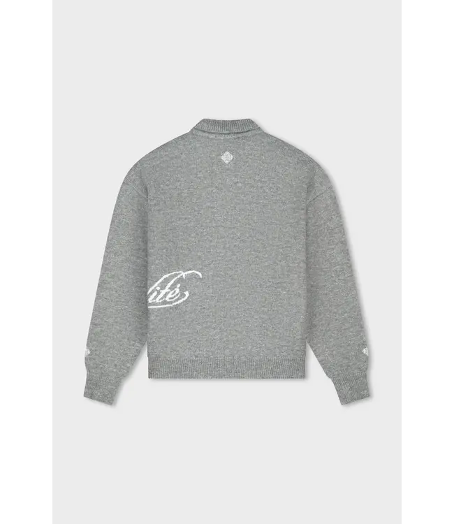 Equalité Equalite Fluffy Knit Quarter Zip EQ.26.10.13.43.220 - grey