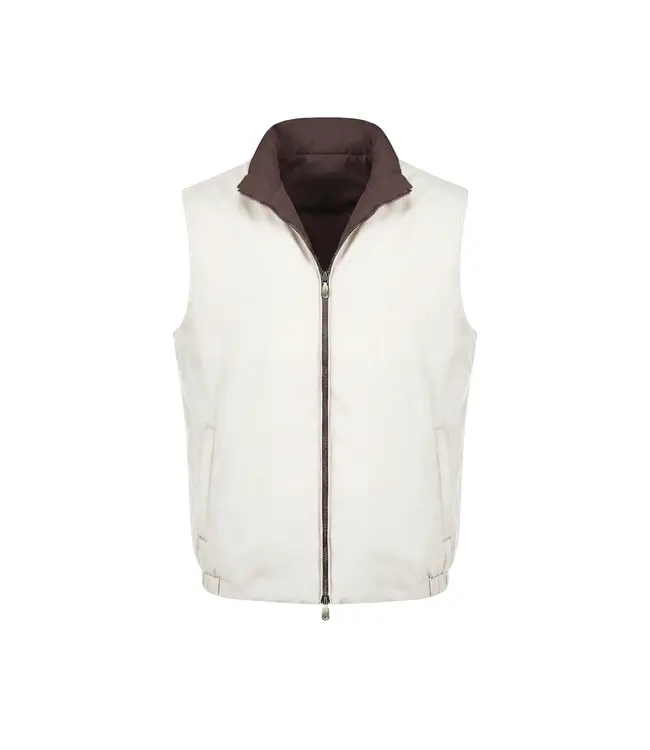 Mavenzo Mavenzo Menswear Reversible Bodywarmer - Brown