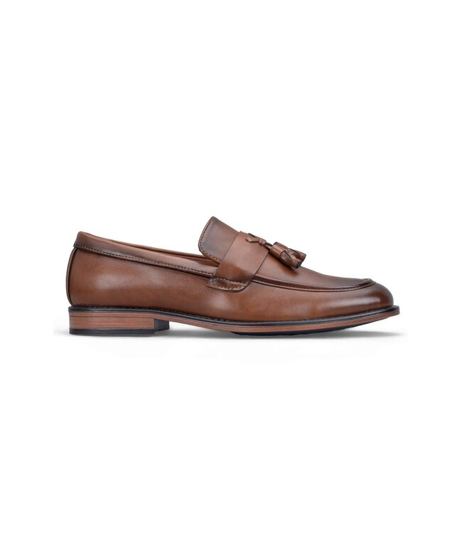 FM SUITS Valentio Loafers Kwast T148 - Camel/Brown
