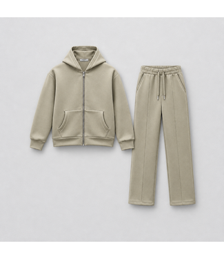 NO LABEL Monaco Tracksuit - Beige