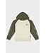 Equalité EQUALITE EQ.26.11.4.22.2011 Jett Raglan Oversized Hoodie - Off White & Green