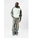 Equalité EQUALITE EQ.26.11.4.22.2011 Jett Raglan Oversized Hoodie - Off White & Green