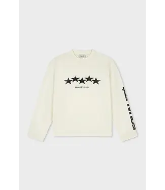 Equalité EQUALITE EQ.26.11.13.28.121 Nero Oversized Longsleeve - Off White & Black