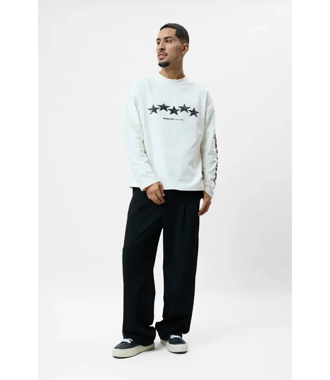 Equalité EQUALITE EQ.26.11.13.28.121 Nero Oversized Longsleeve - Off White & Black