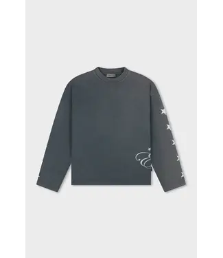 Equalité EQUALITE EQ.26.10.13.20.243 Horse Oversized Longsleeve - Washed Grey