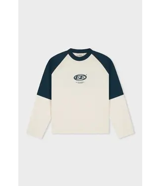 Equalité EQUALITE EQ.26.11.13.14.111 Dante Double Layer Longsleeve - Off White & Navy