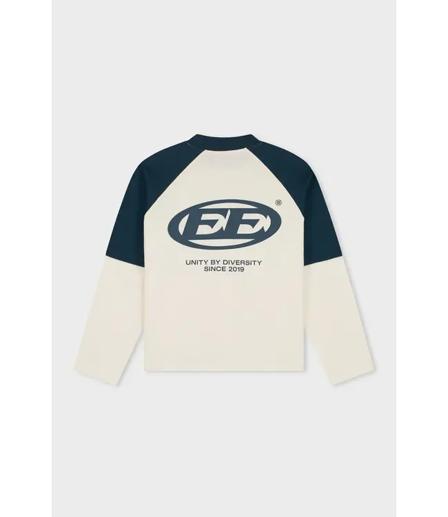 Equalité EQUALITE EQ.26.11.13.14.111 Dante Double Layer Longsleeve - Off White & Navy