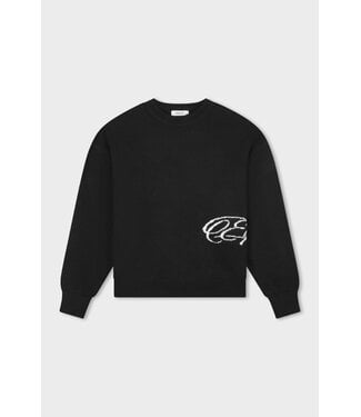 Equalité Fluffy Knit Sweater  - Black