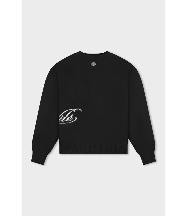 Equalité Fluffy Knit Sweater  - Black