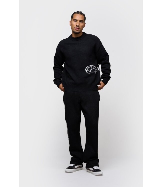 Equalité Fluffy Knit Sweater  - Black