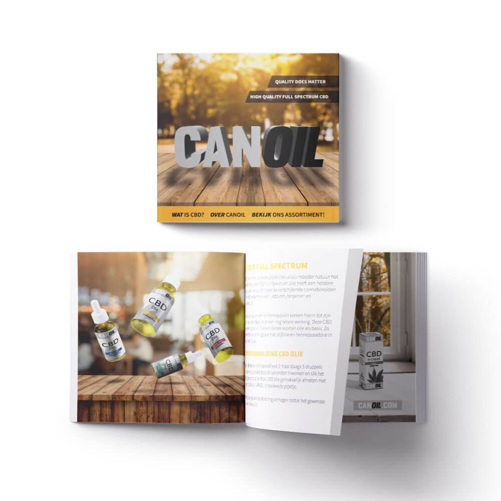 canoil cbd information brochure dutch 100 pieces canoil