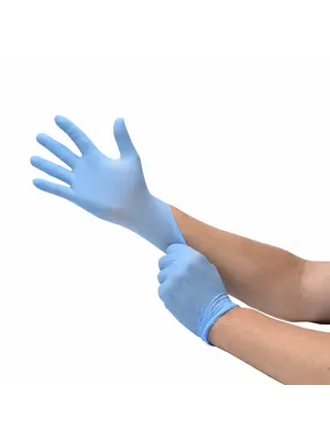 Beschadigde verpakking - Nitril handschoenen – blauw – 100 stuks