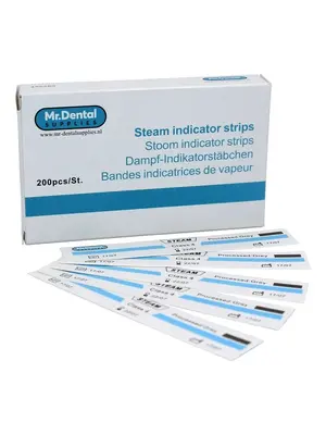 Steam indicator strips 200 stuks