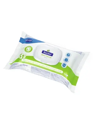 Bacillol Bacillol® Zero Tissues – Milieuvriendelijke Desinfectiedoekjes – Alcoholvrij en 100% Plasticvrij
