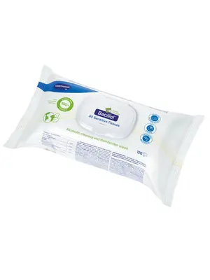 Bacillol Bacillol® 30 Sensitive Green Tissues – Milieu-vriendelijke desinfectiedoekjes – 120 stuks