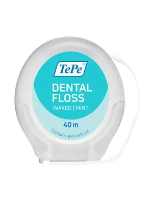 TePe TePe Dental Floss – Waxed PFAS-vrije flosdraad (40 meter)