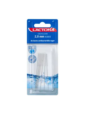 Lactona Lactona Easyclean XXXS 2,0 mm – 8 stuks