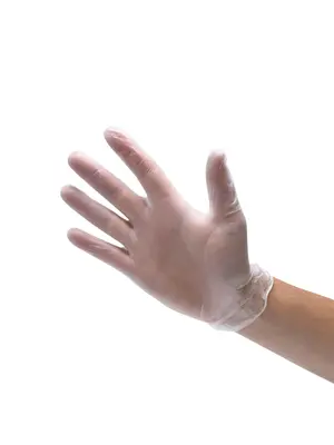 Mr. Dental Supplies Vinyl handschoenen ongepoederd - wit/transparant – 100 stuks - Maat S