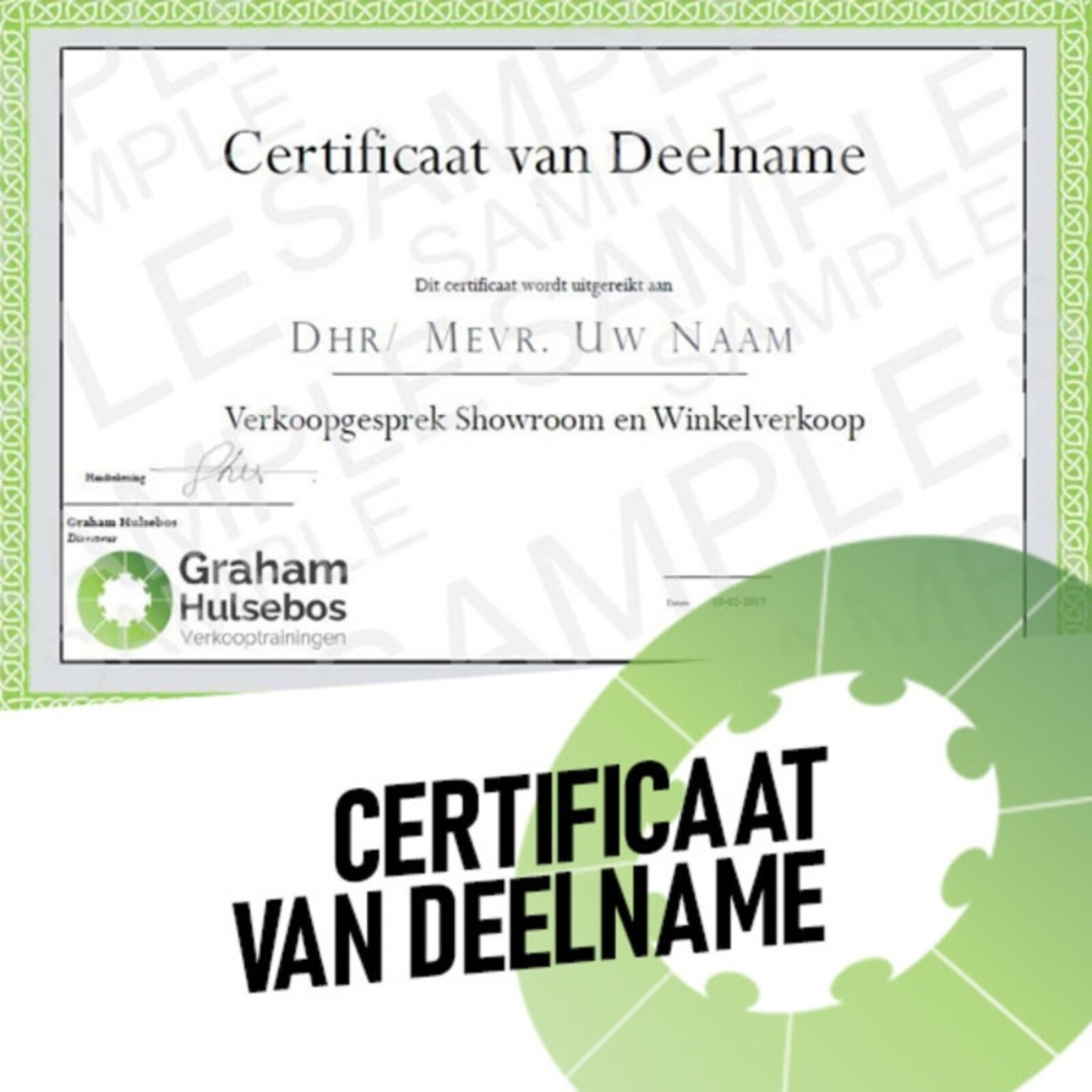 Sales Training Verkoop Buitendienst Online