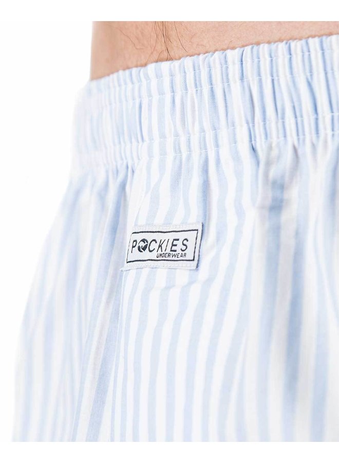 Pockies Underwear Boxer Baby Stripes Blue
