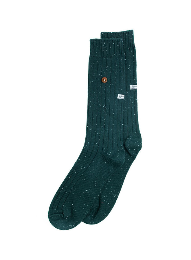 Alfredo Gonzales Socks Speckled Cotton Army