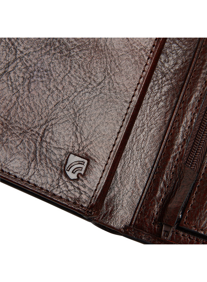 Castelijn & Beerens 52 0856 CO Mini Wallet 10 Pasjes RFID Cognac