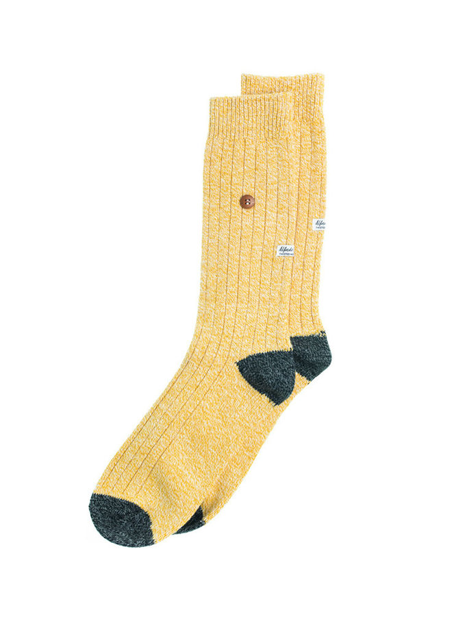 Alfredo Gonzales Socks Twisted Wool Yellow