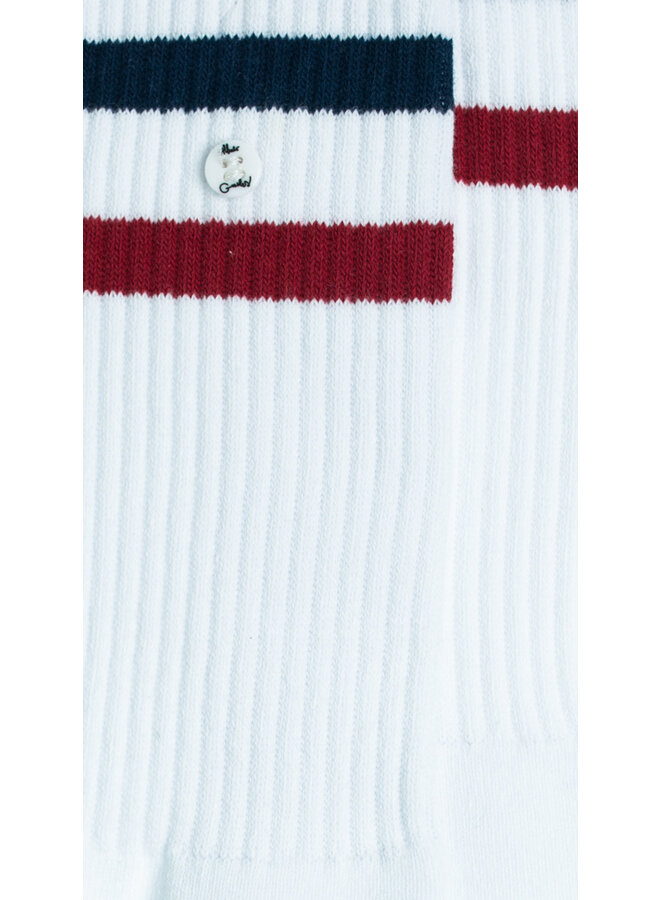 Alfredo Gonzales Socks z-Sock White/Navy/Red