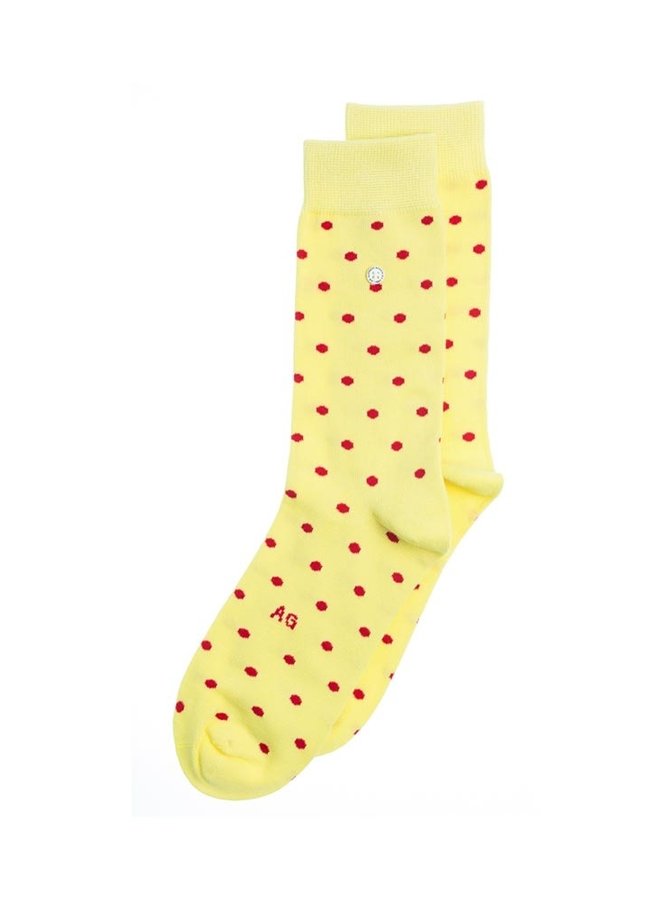Alfredo Gonzales Socks Dots Yellow