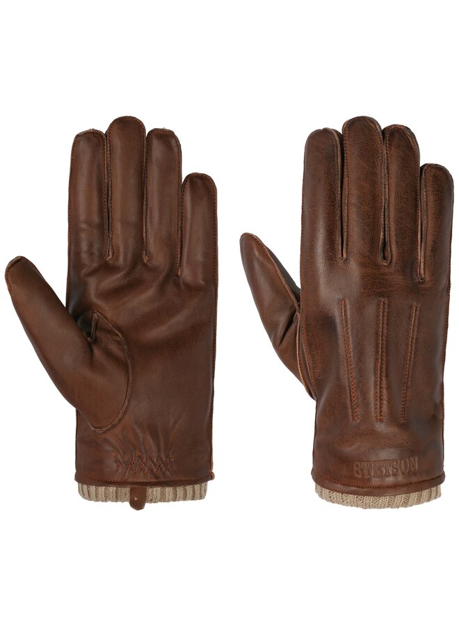 Stetson 9497507 61 Gloves Sheepskin Brown