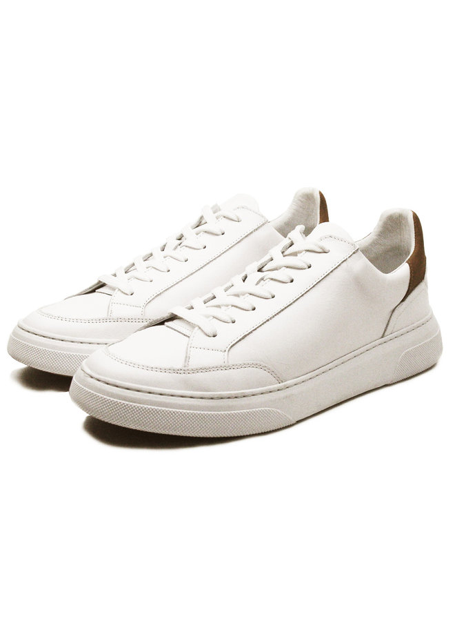 Garment Project Sneaker Off Court White Caramel Leather