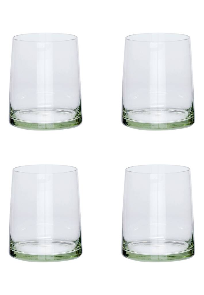 module Mineraalwater Archeologisch Hubsch drinkglas - helder glas - 4st - Winkel voor Thuis