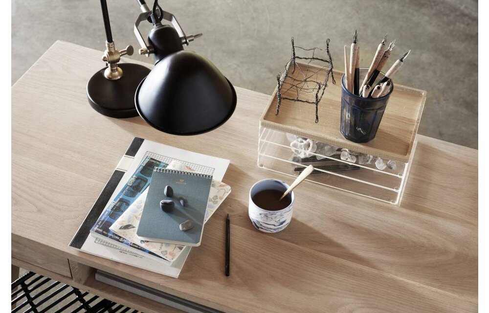 Bureau eikenhout met lade
