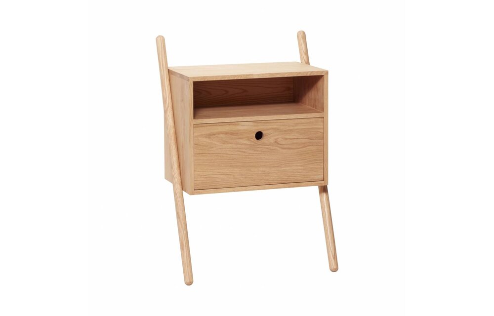 ladekast bruin eikenhout, FSC