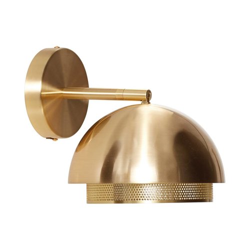 Hubsch wandlamp - goud metaal - E14/15W - ø21 x 28 cm Hubsch wandlamp - goud metaal - E14/15W - ø21 x 28 cm