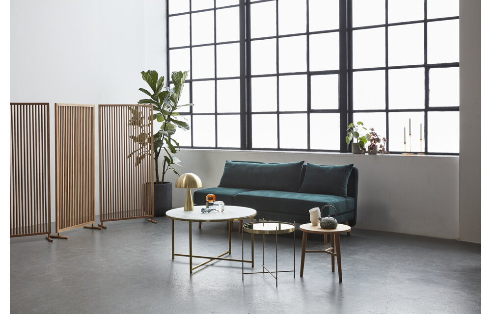 beker - wit porselein - set van 4
