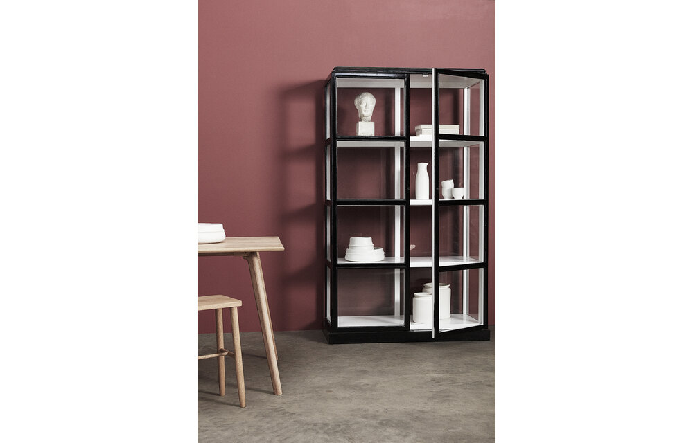 beker - wit porselein - set van 4