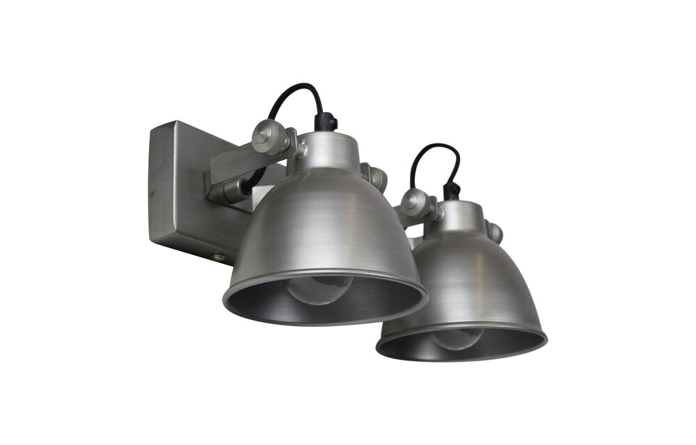 Urban Interiors Wandlamp industrial double antique zink