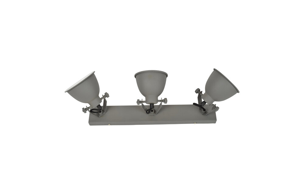 Urban Interiors Stoere spot industrial 3-lichts vintage grey