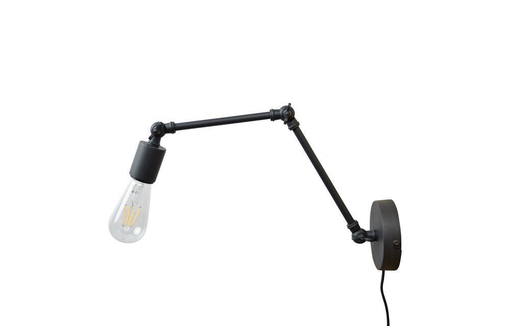Urban Interiors Wandlamp Houston vintage black