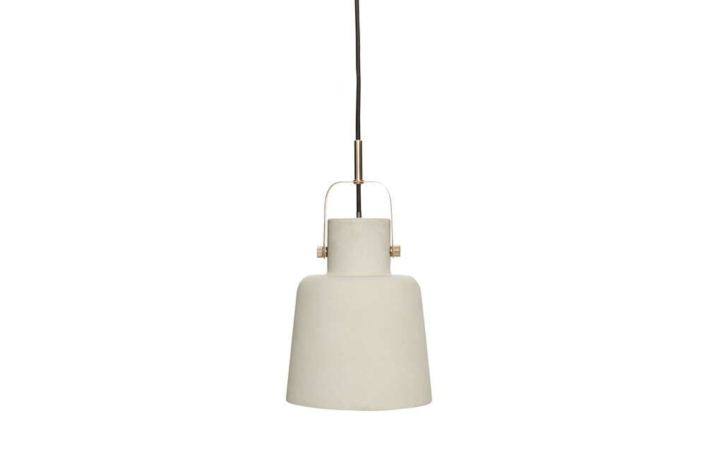 Lamp, beton / messing